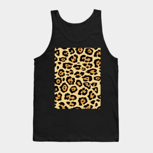 1980s safari animal yellow brown cheetah leopard print Tank Top